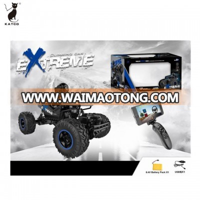 Hot Sell 2.4G Child RC Rock Climbing Car Remote Control Alloy Four-Wheel Drive Climbing Toy Car.