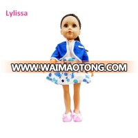 Factory Supply 18 Inch America Doll Baby Doll with Beautiful Cloth OEM / ODM